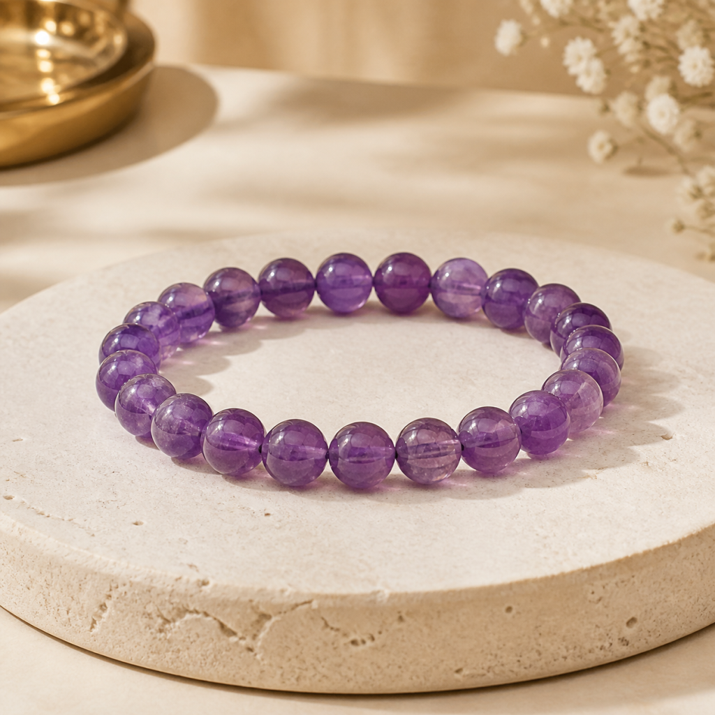 Natural Amethyst Crystal Bracelet product image
